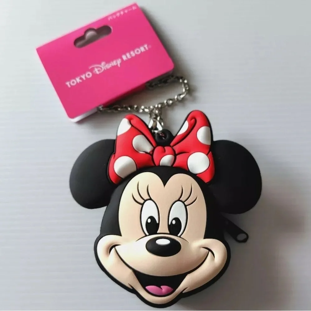 NWT Tokyo Disney Minnie Mouse Coin Pouch Bag Charm - Picture 6 of 7